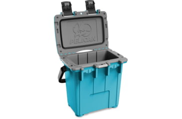 Image of Pelican Elite Hard Cooler, 20.35 L, Cool Blue/Grey, 20Q-1-CLBLUGRY