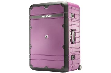 Image of Pelican BA30 Elite Vacationer Luggage, 25.85x16.98x10.93in, Orchid/Black, LG-BA30-PLUBLK
