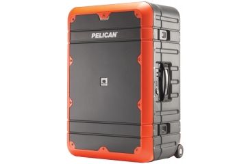 Image of Pelican BA27 Elite Weekender Luggage, 22.04x14.16x9.17in, Gray/Orange, LG-BA27-GRYORG