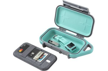 Image of Pelican Go Case G40, Slate/Teal, Large, GOG400-0000-GRY