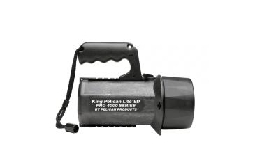 Image of Pelican KingLite Pro 4000 8D Heavy Duty Spotlight w/Laser &amp; Wide Beam, Orange 4000B