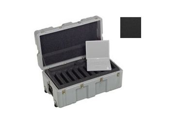 Image of Pelican 472-10-Laptop Mobile IT 10 Laptop Case,34.18x17.87x15.37in,Black Stainless Steel Hardware,Black 47210LAPTOPSS032