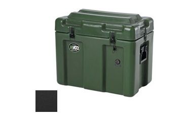 Image of Pelican 472-463L-MM72 Mobile Master Transport Case,24.25x14.25x20.12in,Stainless Steel/Empty,Black 472463LMM72SEM032