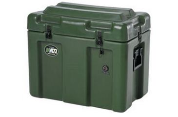 Image of Pelican 472-463L-MM72 Mobile Master Transport Case,24.25x14.25x20.12in,Stainless Steel/Empty,Olive Drab 472463LMM72SEM137