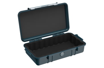 Image of Pelican Micro Case 8.25 x 4.25 x 2.25in, Interior 8.25in X 4.25in X 2.25in, Indigo, 1060-IDG-BLK