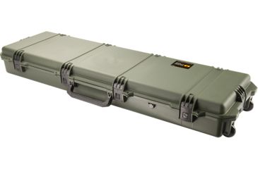 Image of Pelican Storm Cases iM3300 Case w/ Custom Foam for M16 - OD Green - 472-PWC-M16-OD