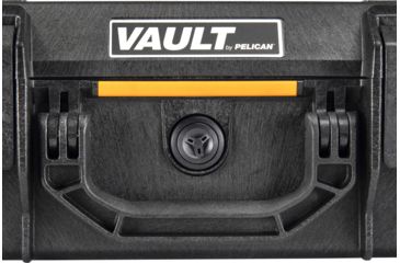 Image of Pelican VAULT V200 Case, Medium Pistol, 14x10x5.5 inch Internal, 15.41x13.08x6.16 inch External Dimension, Black, VCV200-0000-BLK