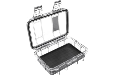 Image of Pelican Waterproof M40 Micro Case, Black/Clear, 1410360