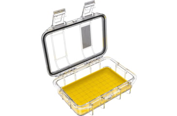 Image of Pelican Waterproof M40 Micro Case, Yellow/Clear, 1410361