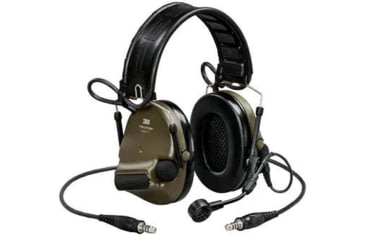 Image of PELTOR 3M, ComTac, VI NIB Headset, Dual DL, Headband And ARC, 915 Mhz, Green, MT20H682FB-19N GNS