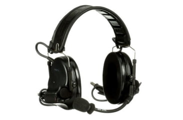 Image of PELTOR 3M PELTOR ComTac V Headset, Foldable, Dual Lead, Standard Dynamic Mic, NATO Wiring, Black, MT20H682FB-19 SV