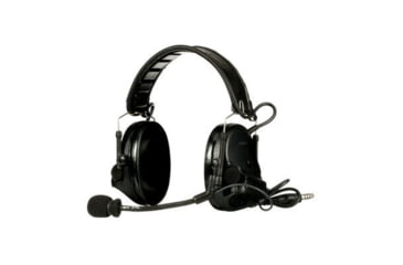 Image of PELTOR 3M PELTOR ComTac V Headset, Foldable, Single Lead, Standard Dynamic Mic, NATO Wiring, Black, MT20H682FB-47 SV