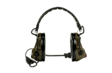 Image of PELTOR 3M PELTOR ComTac V Headset, Foldable, Single Lead, Standard Dynamic Mic, NATO Wiring, O.D. Green, MT20H682FB-47 GN
