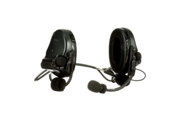 Image of PELTOR 3M PELTOR ComTac V Headset, Neckband, Single Lead, Standard Dynamic Mic, NATO Wiring, Black, MT20H682BB-47 SV