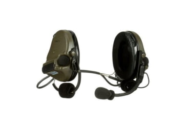 Image of PELTOR 3M PELTOR ComTac V Headset, Neckband, Single Lead, Standard Dynamic Mic, NATO Wiring, O.D. Green, MT20H682BB-47 GN