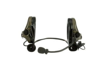 Image of PELTOR 3M PELTOR ComTac V Headset, Neckband, Single Lead, Standard Dynamic Mic, NATO Wiring, O.D. Green, MT20H682BB-47 GN