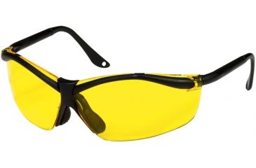 Image of Peltor Safety Glasses, Yellow Lenses, Black Frame 96834
