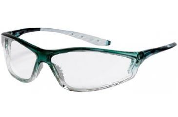 Image of Peltor Tekk Protection Sports Inspired Safety Eyewear,Clear Lens,Green Frame 90703-80025T-EA
