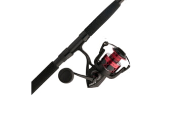 Image of Penn Fishing Fierce IV Combo, 5.6/1, Right/Left, 5000, 7ft. Rod Length, Medium Heavy Power, Fast Action, 1 Piece Rod, Black/Red, FRCIV5000701MH