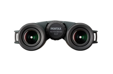 Image of Pentax AD 10x32mm ED Roof Prism Binoculars, Dark Green, Compact, 62892
