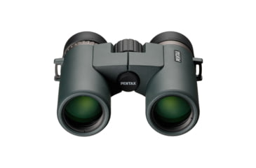 Image of Pentax AD 10x32mm ED Roof Prism Binoculars, Dark Green, Compact, 62892
