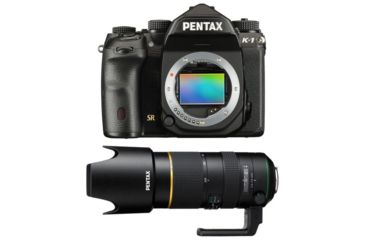 Image of Pentax K-1 DSLR Camera Body Only 36.4 Megapixel, Black 19568 W/ HD PENTAX-D FA 70-200mm F2.8 ED DC AW