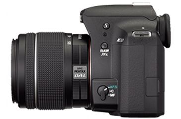 Image of Pentax K-50  DSLR Camera Kit with L18-55 WR Lens, Black 10894