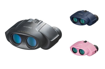 Image of Pentax U-Series Compact UP 10x21 Binocular, Black, Navy, Pink