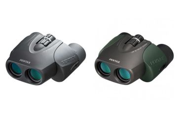 Image of Pentax U-Series Compact UP 8-16x21 Binocular, Black, Green