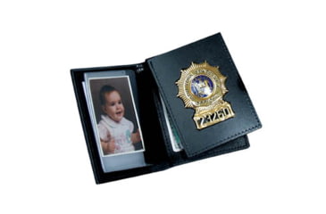 Image of Bifold CC Wallet w/ Flip Out Badge - 3.50''x4.50''