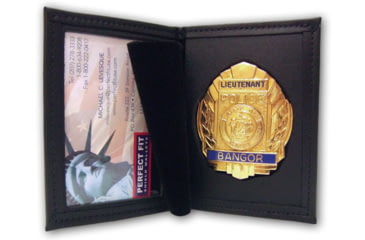 Image of Dress Leather Badge &amp; ID Case - 2.75''x3.50''