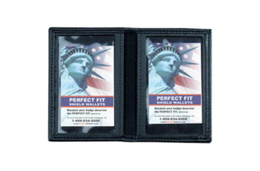 Image of Dress Leather Double ID Case - 3.25''x4.75''