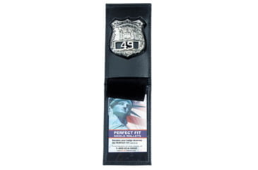 Image of Dress Leather Top Opening Badge Case - 2.75''x4.75''