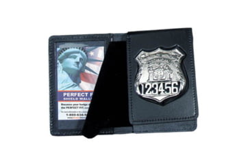 Image of Duty Leather Flip Out Badge &amp; Single ID Case - 3.38''x4.50''
