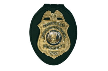 Image of Recessed Badge Holder for Neck w/ Pocket &amp; Chain