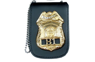 Image of Universal Badge &amp; ID Holder w/ Chain &amp; Pocket - 2.50''x3.25''