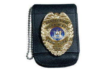 Image of Universal Badge &amp; ID Neck Holder w/ Magnetic Closure &amp; Chain - 2.50''x3.25''