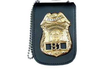 Image of Universal Badge &amp; ID Neck Holder w/ Magnetic Closure &amp; Chain - 2.75''x4.50''