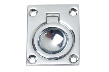 Image of Perko Flush Ring Pull - Chrome Plated Zinc 55834