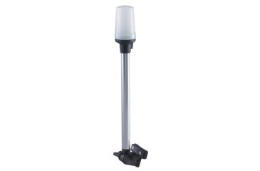 Image of Perko Fold Down All-Round Pole Light w/ Horizontal Mount, White, 1134DP0CHR