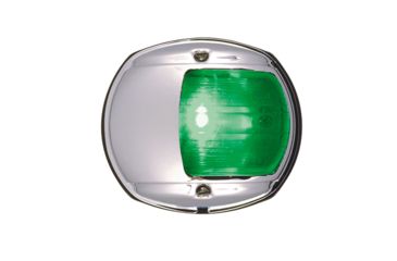 Image of Perko LED Side Light w/ Housing, 12V, Chrome Plated Housing, Green, 0170MSDDP3