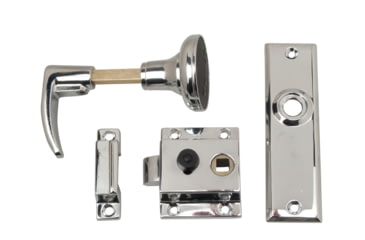 Image of Perko Rim Latch Set Reverse Bevel With Box Strike, 1028DP0CHR