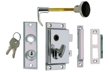 Image of Perko Rim Lock Set Regular Bevel, 0918DP0CHR