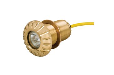 Image of Perko Thru-Hull Mount Underwater Light - Polished Bronze - 12V 33126