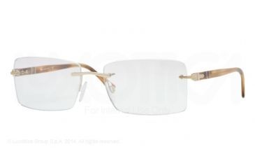 Image of Persol PO2354V Eyeglass Frames 905-54 - Light Gold Frame