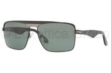 Image of Persol PO2363S Sunglasses 923/58-5914 - Black Gunmetal Frame, Crystal Green Polarized Lenses