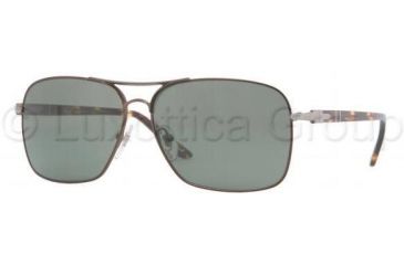 Image of Persol PO2394S Sunglasses 996/31-6013 - Matte Brown Crystal Green