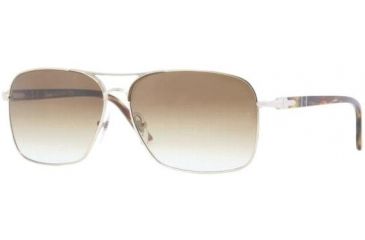 Image of Persol PO2394S Sunglasses Light Gold Crystal Brown Gradient