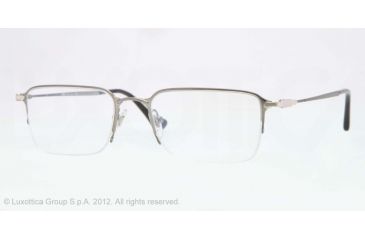 Image of Persol PO2427V Eyeglass Frames 1052-52 - Gunmetal Frame, Demo Lens Lenses