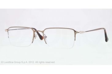 Image of Persol PO2427V Eyeglass Frames 1053-52 - Brown Frame, Demo Lens Lenses